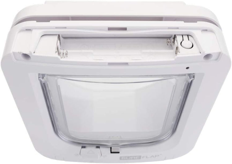 Cat Mate cat flap, white, comfortable for cats to get in and out