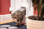 Cat Mate cat flap, white, comfortable for cats to get in and out