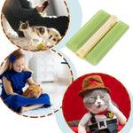 Cat Corner Brush Self-Adhesive - 1 Piece Green - Cat Massage Grooming Tool Wall Mounted Corner Hair Remover for Pet Fur Care