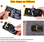 Mouse Traps, Mouse Traps Indoor for Home Quick Effectively, Reusable Mice Trap for House Indoor Outdoor Kill Safe for Family and Pet 12 Packs