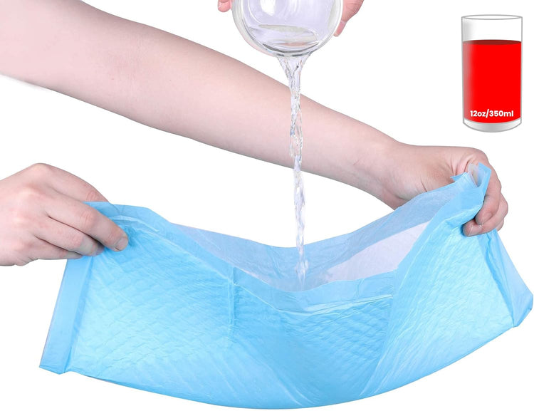 (100 Pads)  Ultra Absorbency Pet Toilet Training Pads 18" x 13" Moisture Locking Technology Turns Liquid into Gel - Perfect for Rabbits and Guinea Pigs