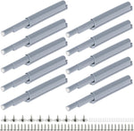 Petluno® Pack of 10 push-to-open door openers, soft close door dampers for kitchen cabinet doors