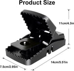 8 Packs Large Mouse Traps, High Sensitivity Rat Snap Best Mouse Traps That Work, Safe Effective Anti Rat Mice Trap Indoor Outdoor, Powerful Rodent Catcher, Easy Clean and Quick Kill Mouse