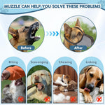Muzzle for Small Dogs with Adjustable Straps, Breathable Mesh Small Dog Muzzle for Biting Chewing Licking Grooming or Eating Everything, Reflective Tape Design, Lightweight and Portable (XS)