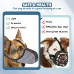 Muzzle for Small Dogs with Adjustable Straps, Breathable Mesh Small Dog Muzzle for Biting Chewing Licking Grooming or Eating Everything, Reflective Tape Design, Lightweight and Portable (XS)