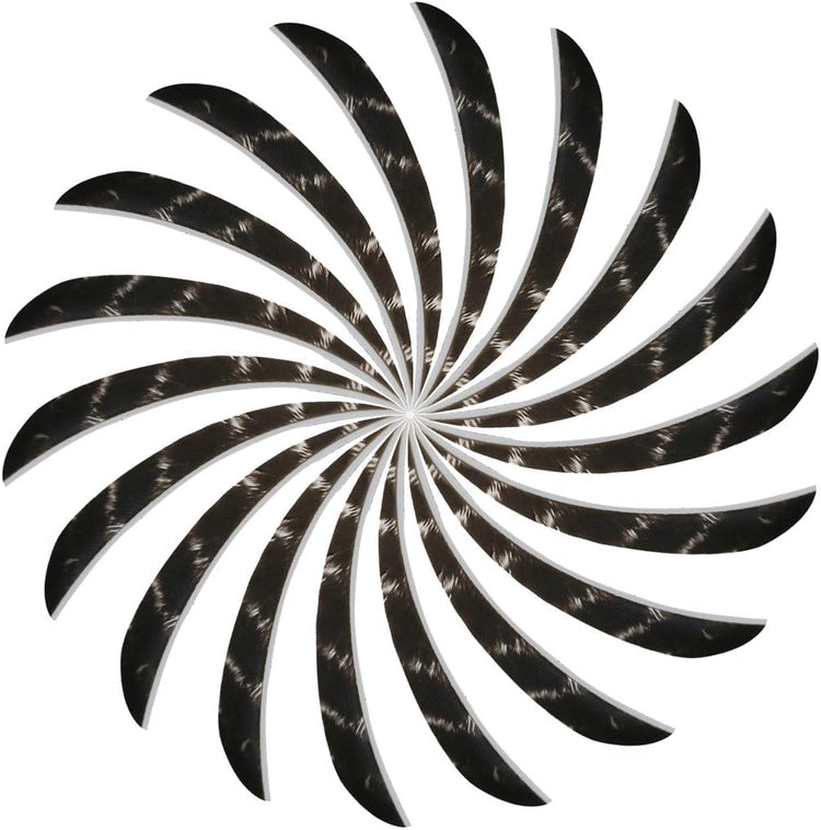 50pcs Turkey Feather Fletching 4'' / 5'' Right Wing Drop-Shaped Arrow Fletches Feathers Vanes for DIY Hunting Arrows Accessories Wooden Bamboo - 4inch