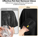 2-piece pet hair removal gloves, static pet hair removal gloves, double-sided grooming gloves, reusable pet hair removal gloves for cleaning and grooming, suitable for sofas, carpets and clothing