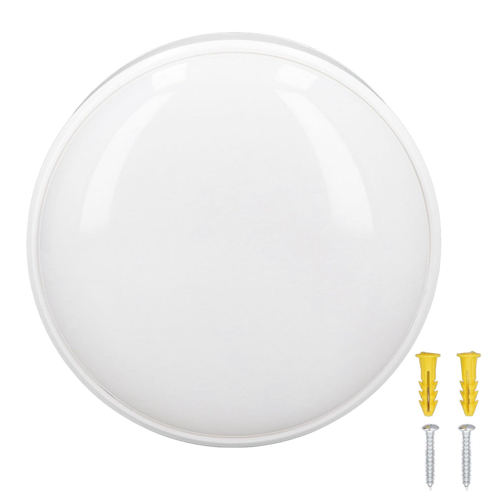 Round LED Ceiling Light Wide Irradiation Area 6500K 20W Waterproof Ceiling Light for Bedroom Living Room Toilet Bathroom
