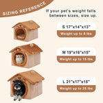 Cozy Pet Cave Bed for Cats and Small Dogs – Soft, Warm, and Washable Faux Fur Nest with Removable Cushion, Perfect Winter Sleeping Hut for Your Furry Friend’s Comfort and Safety (M)