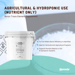 Kemmie 4.9Kg Boric Acid Powder 99.9% Pure Tub - Soluble Orthoboric Acid H3BO3