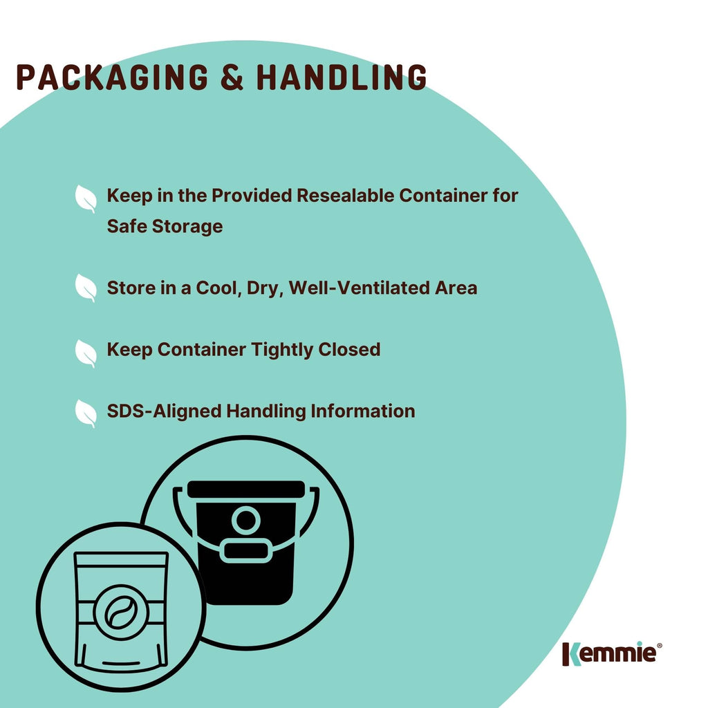 Kemmie 4.9Kg Boric Acid Powder 99.9% Pure Tub - Soluble Orthoboric Acid H3BO3