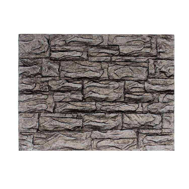 Pet Reptile Tank Board 3D Foam Backgrounds and Habitat Decoration 9 Styles - B