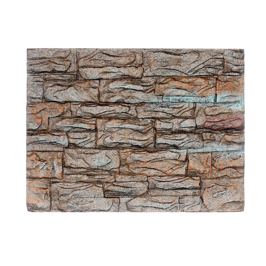 Pet Reptile Tank Board 3D Foam Backgrounds and Habitat Decoration 9 Styles - F