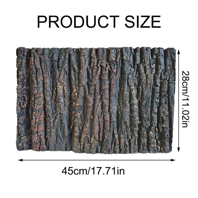 3D Reptile Box Background Plate Rock Stereoscopic Aquascape Tank Decoration - 2