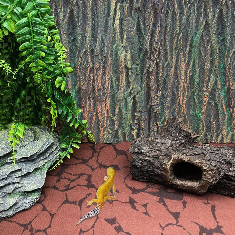 3D Reptile Box Background Plate Rock Stereoscopic Aquascape Tank Decoration - 2