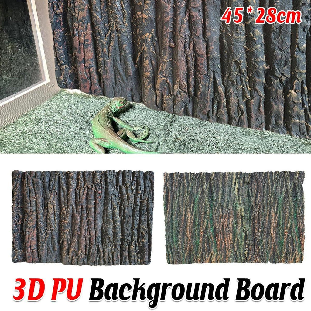 3D Reptile Box Background Plate Rock Stereoscopic Aquascape Tank Decoration - 2