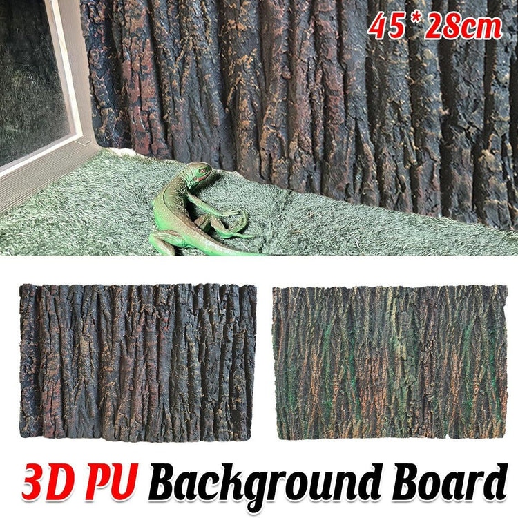 3D Reptile Box Background Plate Rock Stereoscopic Aquascape Tank Decoration - 2