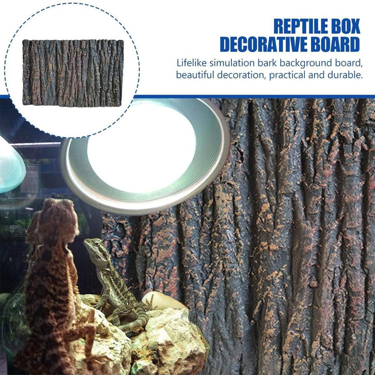 3D Reptile Box Background Plate Rock Stereoscopic Aquascape Tank Decoration - 2