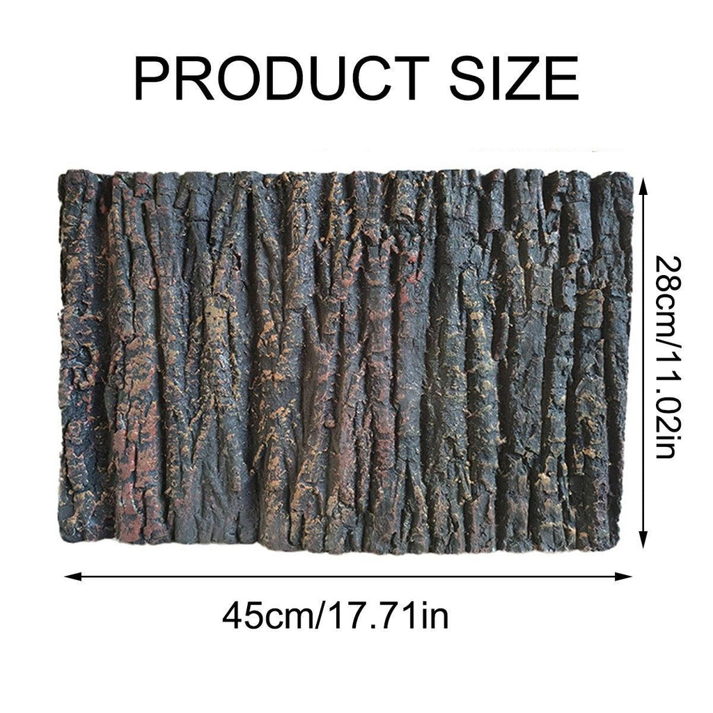 3D Reptile Box Background Plate Rock Stereoscopic Aquascape Tank Decoration - 1