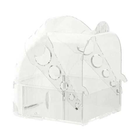 Parrot Bathing Cage Accessories Large Multi Purpose Bird Bathtub Sleeping Nest