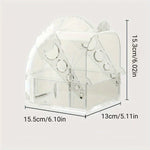 Parrot Bathing Cage Accessories Large Multi Purpose Bird Bathtub Sleeping Nest