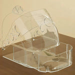 Parrot Bathing Cage Accessories Large Multi Purpose Bird Bathtub Sleeping Nest