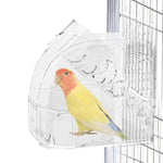 Parrot Bathing Cage Accessories Large Multi Purpose Bird Bathtub Sleeping Nest
