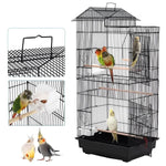 Parrot Cage Large Size Bird Cage Luxury Villa Style Metal Aviary for Pet Indoor
