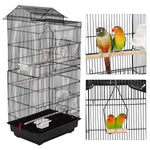 Parrot Cage Large Size Bird Cage Luxury Villa Style Metal Aviary for Pet Indoor