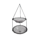 Outdoor Hanging Bird Feeder Bath Garden Patio Decoration for Attracting Birds - Grey