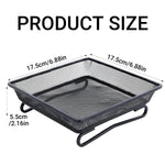 Bird Feeder Metal Square Ground Mesh Tray Feeder Garden Yard Wild Bird Feeding