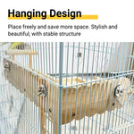 Parrot Wooden Climbing Ladder Platform Bed Stand Toy Bird Cage Resting Training