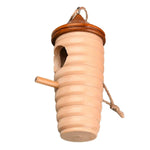 Wooden Bird Nest Cage Hummingbird Feeder House Hanging Home Garden Decorations - 1