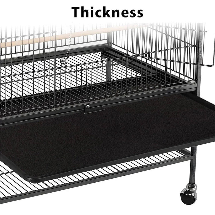 30pcs Disposable Birdcage Liner Pads Pet Cage Liner Bedding for Birds and Parrot