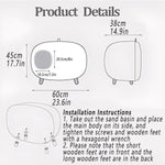 Cat Litter Box Semi-closed Cat Supplies Cat Toilet Drawer Large Cat Litter Box - Green