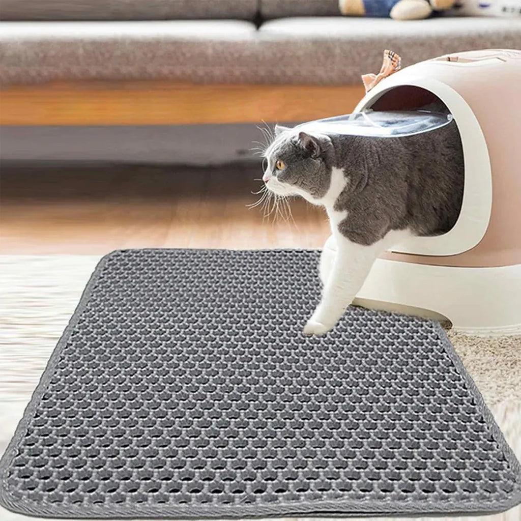 Washable Cat Litter Pad Waterproof Mat Reusable Pet Pee Training Pad Litter Box - 30x47cm