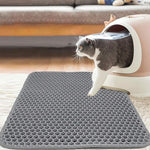 Washable Cat Litter Pad Waterproof Mat Reusable Pet Pee Training Pad Litter Box - 35x60cm