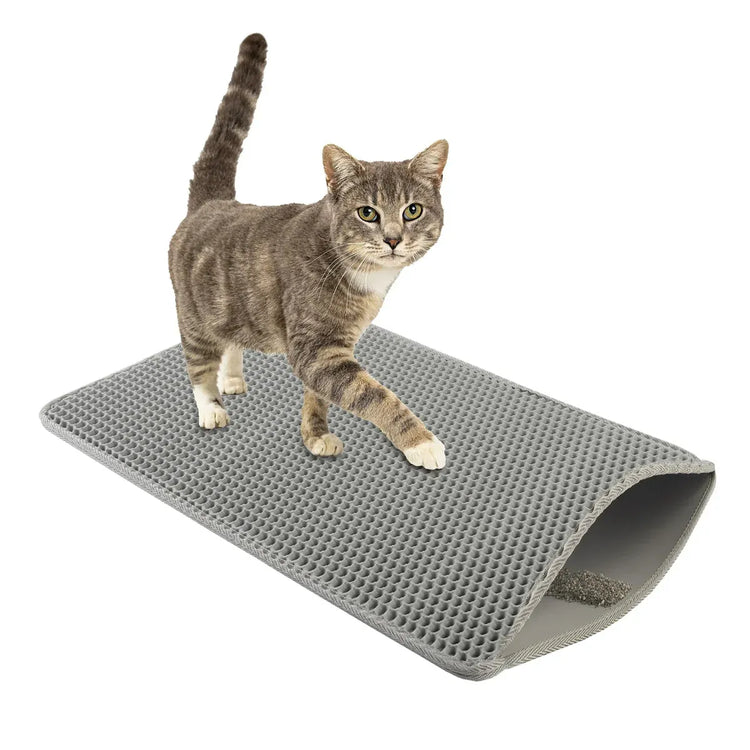 Washable Cat Litter Pad Waterproof Mat Reusable Pet Pee Training Pad Litter Box - 35x60cm
