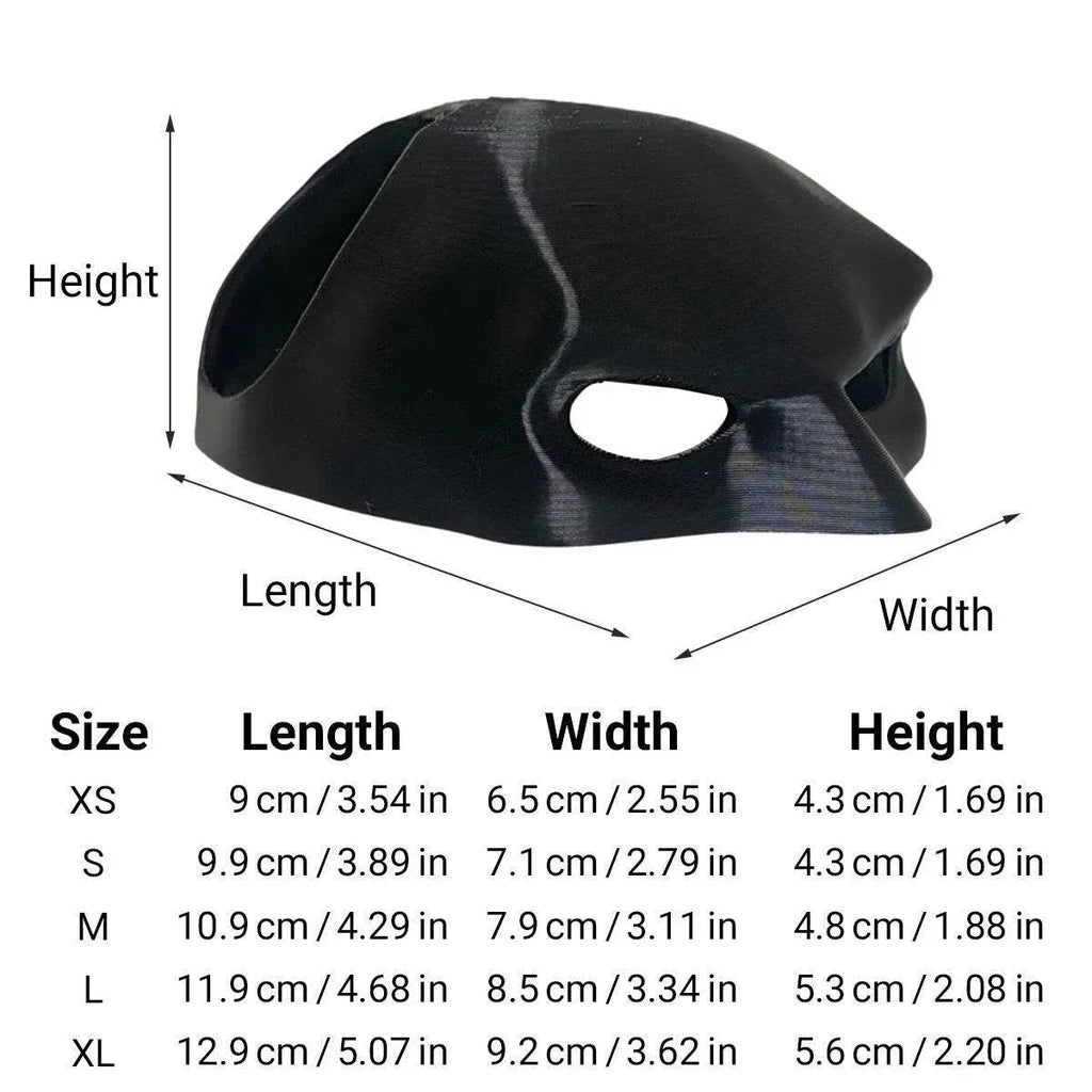 Halloween Bat Mask Cat Mask Pet Costume Accessories for Small Dogs Cats Outfit - XL