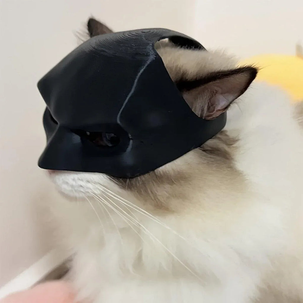 Halloween Bat Mask Cat Mask Pet Costume Accessories for Small Dogs Cats Outfit - XL