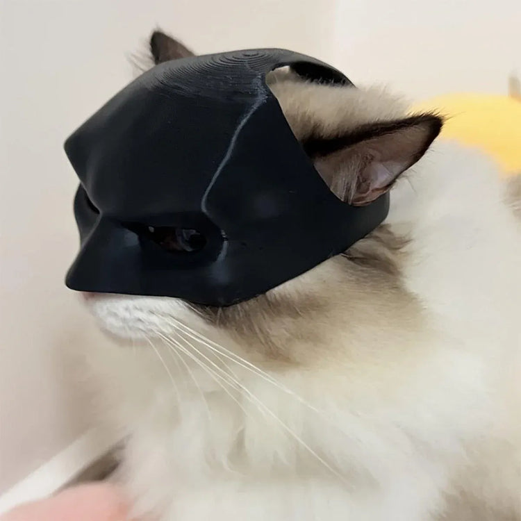 Halloween Bat Mask Cat Mask Pet Costume Accessories for Small Dogs Cats Outfit - XL