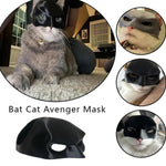 Halloween Bat Mask Cat Mask Pet Costume Accessories for Small Dogs Cats Outfit - XL