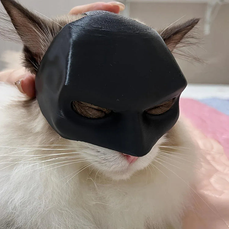 Halloween Bat Mask Cat Mask Pet Costume Accessories for Small Dogs Cats Outfit - XL