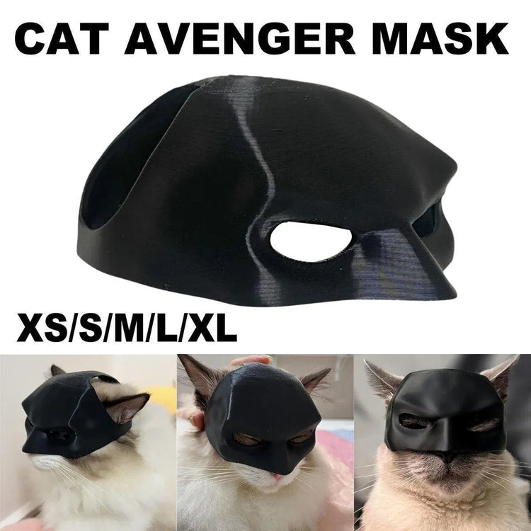 Halloween Bat Mask Cat Mask Pet Costume Accessories for Small Dogs Cats Outfit - XL