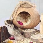 Lanyard Birdhouse Parrot Coconut Nest Bed Hanging Bird Cage for Small Birds - Stairs type