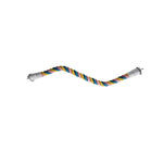 U Shaped Parrot Cotton Rope Climbing Toy Perch Stand for Bird Cage - 80cm