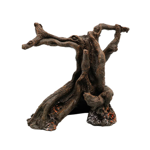 Aquarium Decor Artificial Resin Driftwood Craft Realistic Fish Tank Ornament
