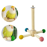 Parrot Toy Rotating Station Stand for Parrots Cockatiel Bird For Small Birds