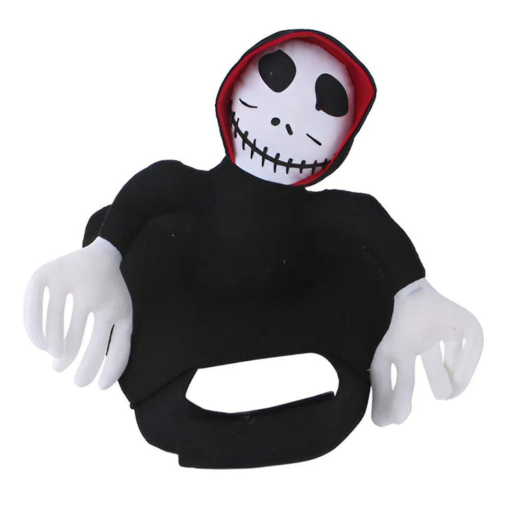 Halloween Dog Costume Pet Accessories Funny Dress Up for Small Medium Dogs - Little Devil Riding-XL