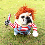 Halloween Dog Costume Pet Accessories Funny Dress Up for Small Medium Dogs - New Pirate-M